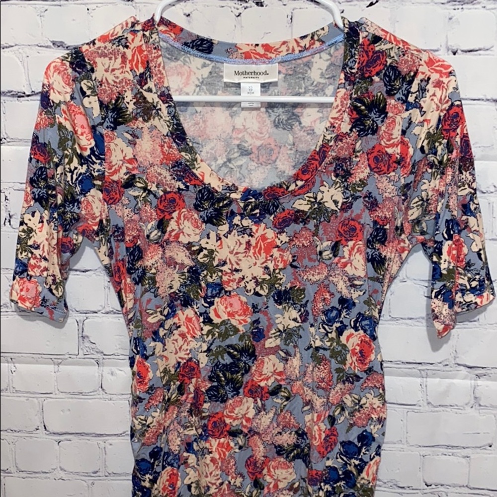 Motherhood maternity dress { midi length }